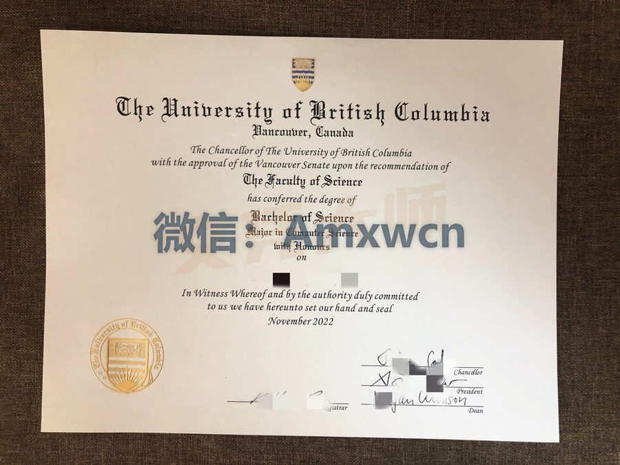 不列颠哥伦比亚大学毕业证案例实拍